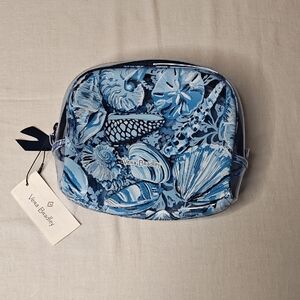 Vera Bradley Blue Seashell Cosmetic Bag